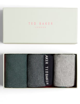 3pk Assorted Cotton Rich Socks