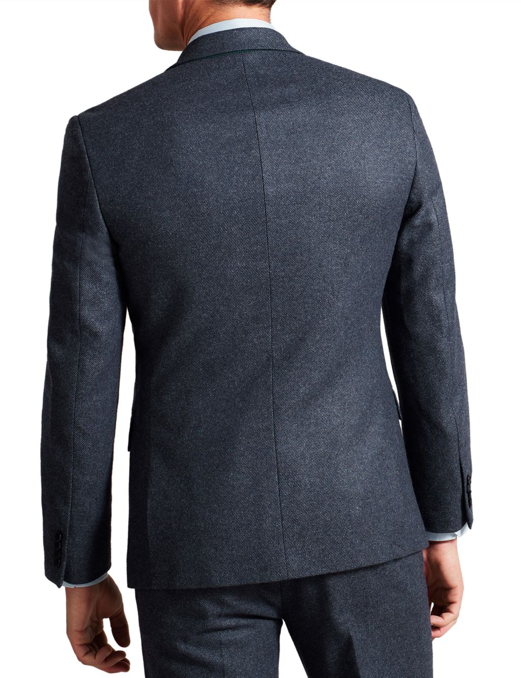 Regular Fit Wool Rich Twill Suit Jacket image 4