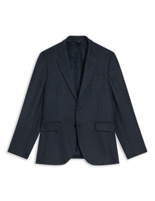 Regular Fit Wool Rich Twill Suit Jacket