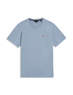 Pure Cotton Crew Neck T-Shirt