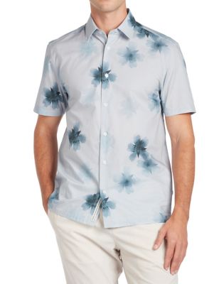 Regular Fit Pure Cotton Floral Shirt