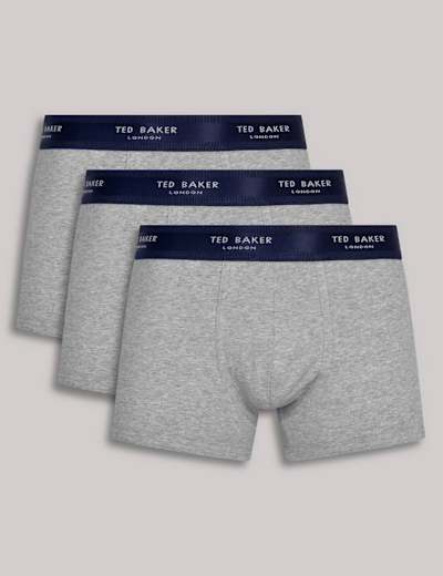3pk Cotton Stretch Trunks