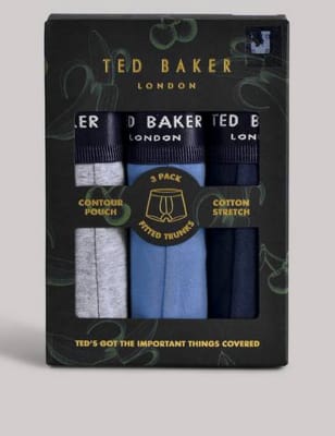 3pk Cotton Stretch Trunks