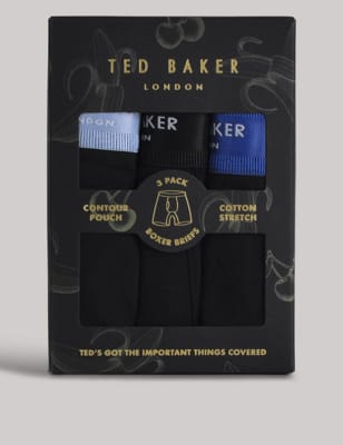 3pk Longer Length Cotton Rich Trunks
