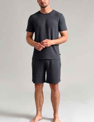 Ted Baker Mens Pyjama Shorts - Grey, Grey,Navy