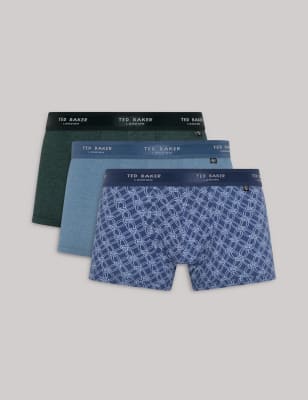 3pk Cotton Rich Trunks