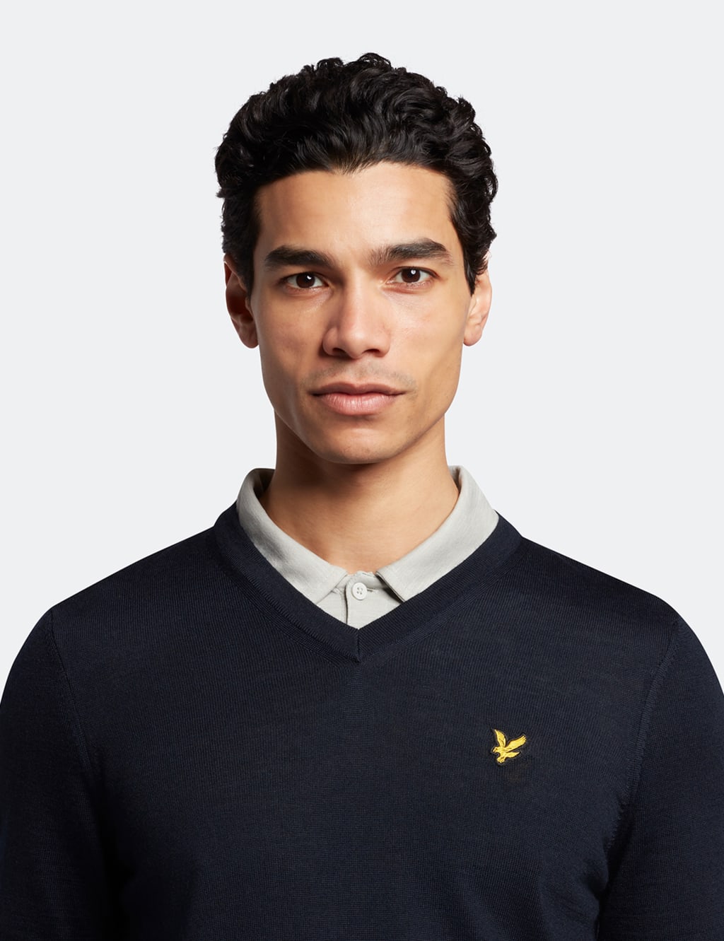 Merino Wool Blend V-Neck Jumper image 4