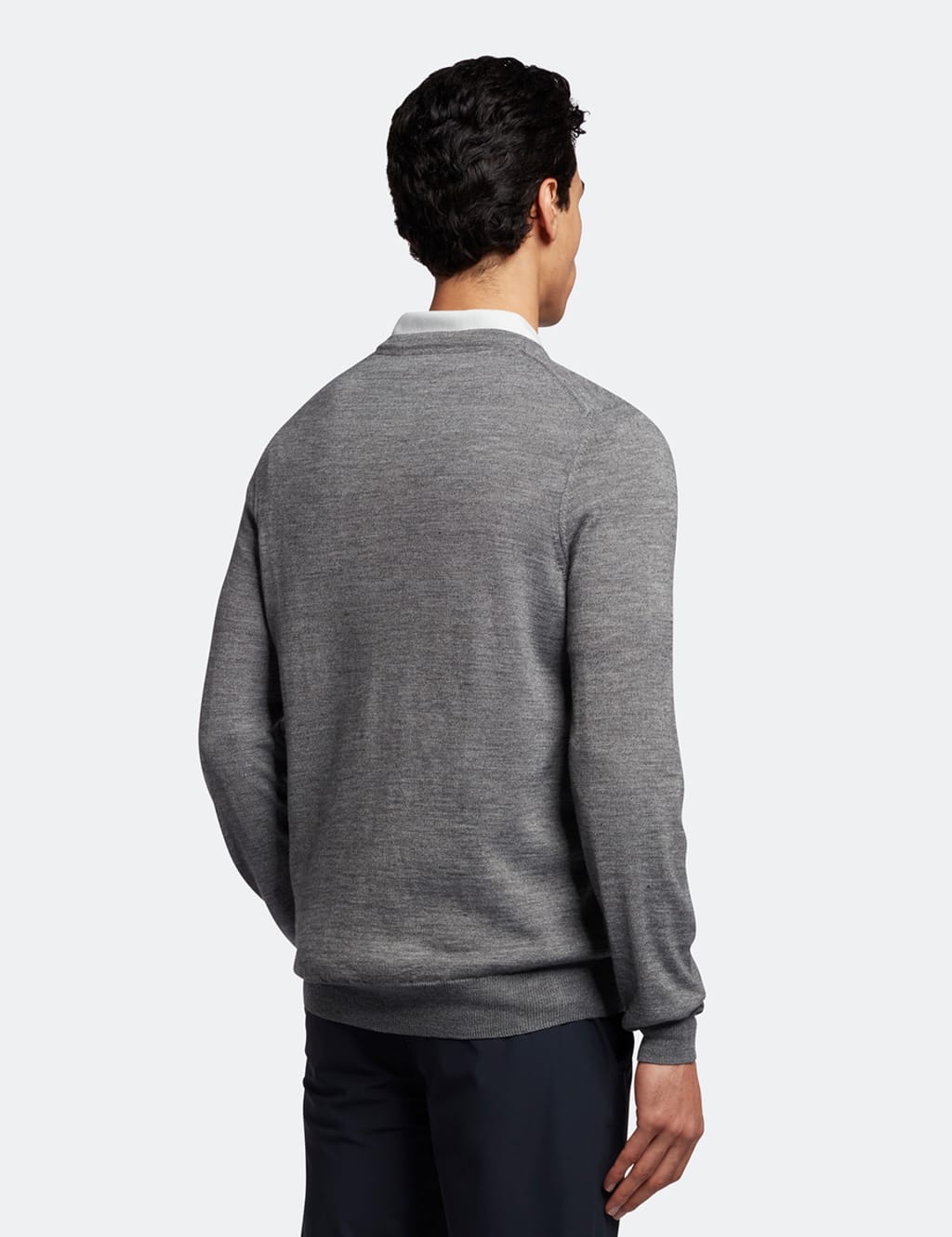 Merino Wool Blend V-Neck Jumper image 4