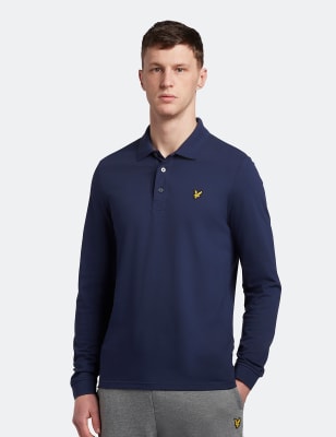 Long-sleeved Men’s Polo Shirts | M&S