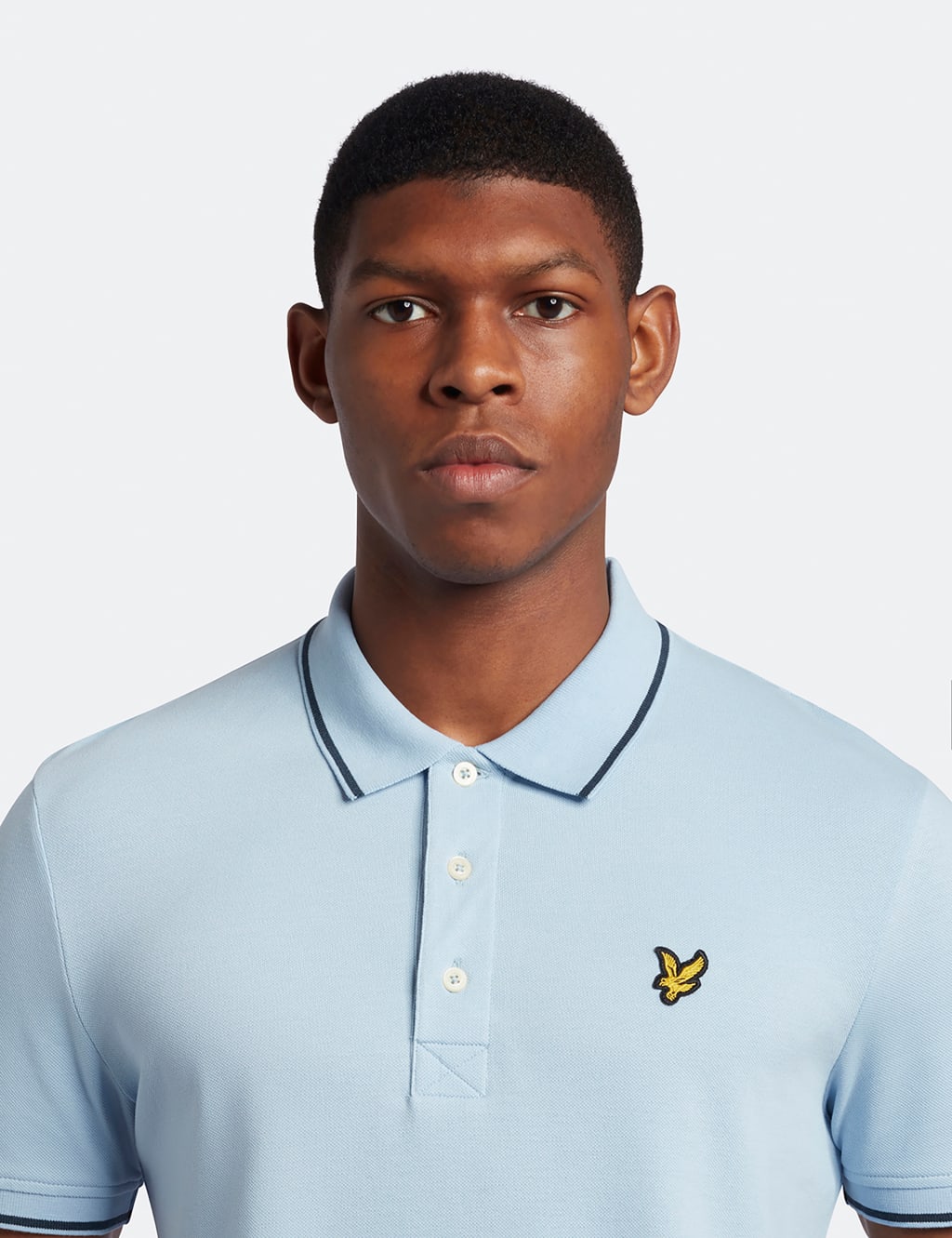 Cotton Rich Tipped Collar Polo Shirt image 5