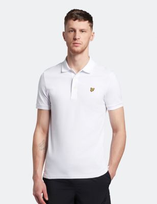 Lyle & Scott Mens Cotton Rich Polo Shirt - XXL - White, White
