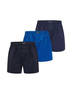 3pk Cotton Rich Assorted Woven Boxers