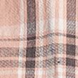 Cotton Linen Blend Check Shirt - pink