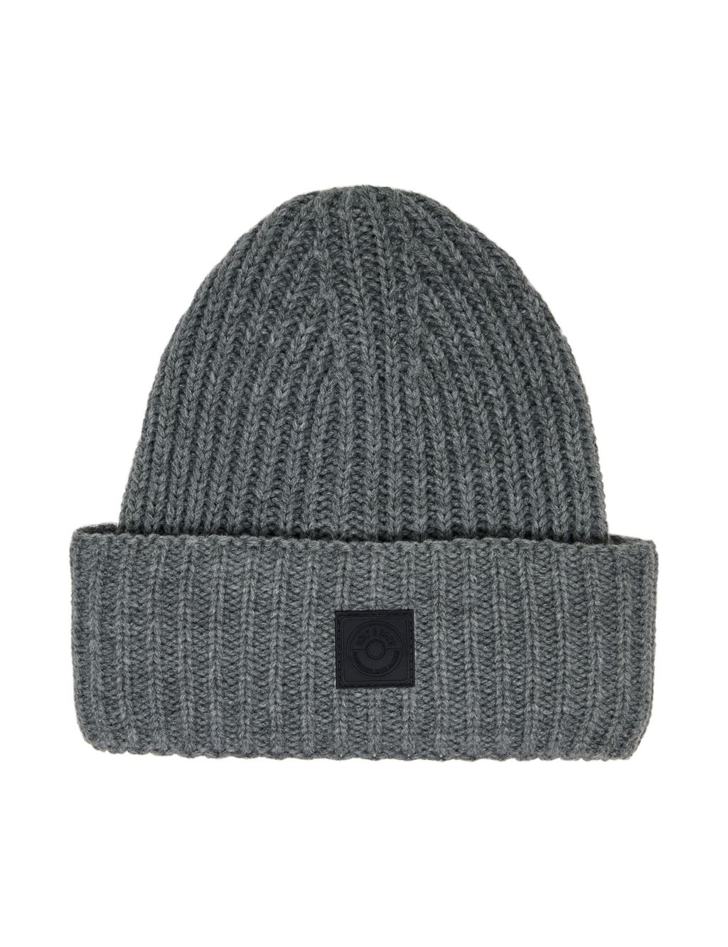 Textured Knitted Beanie Hat image 1