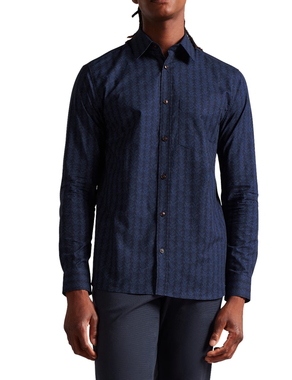 Pure Cotton Floral Print Shirt
