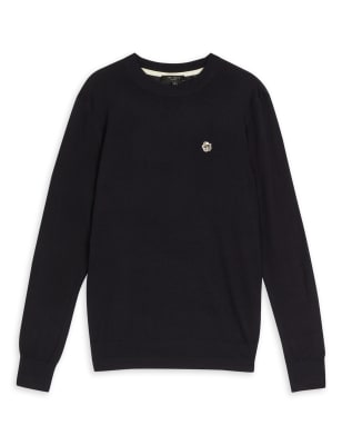 Pure Wool Crew Neck Jumper