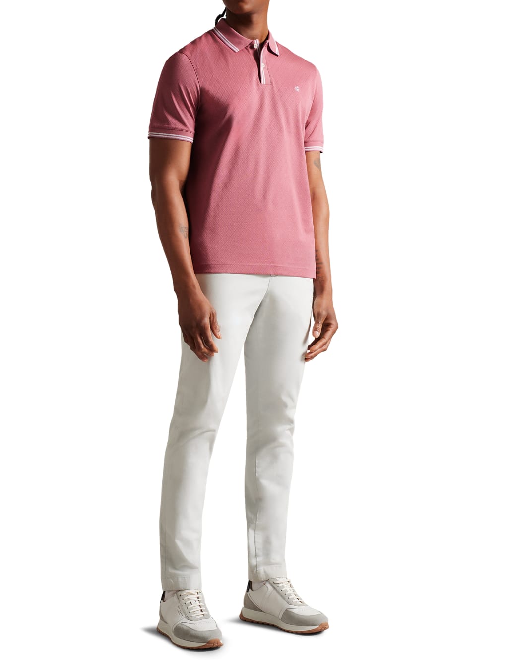 Men’s Pink Polo Shirts M&S