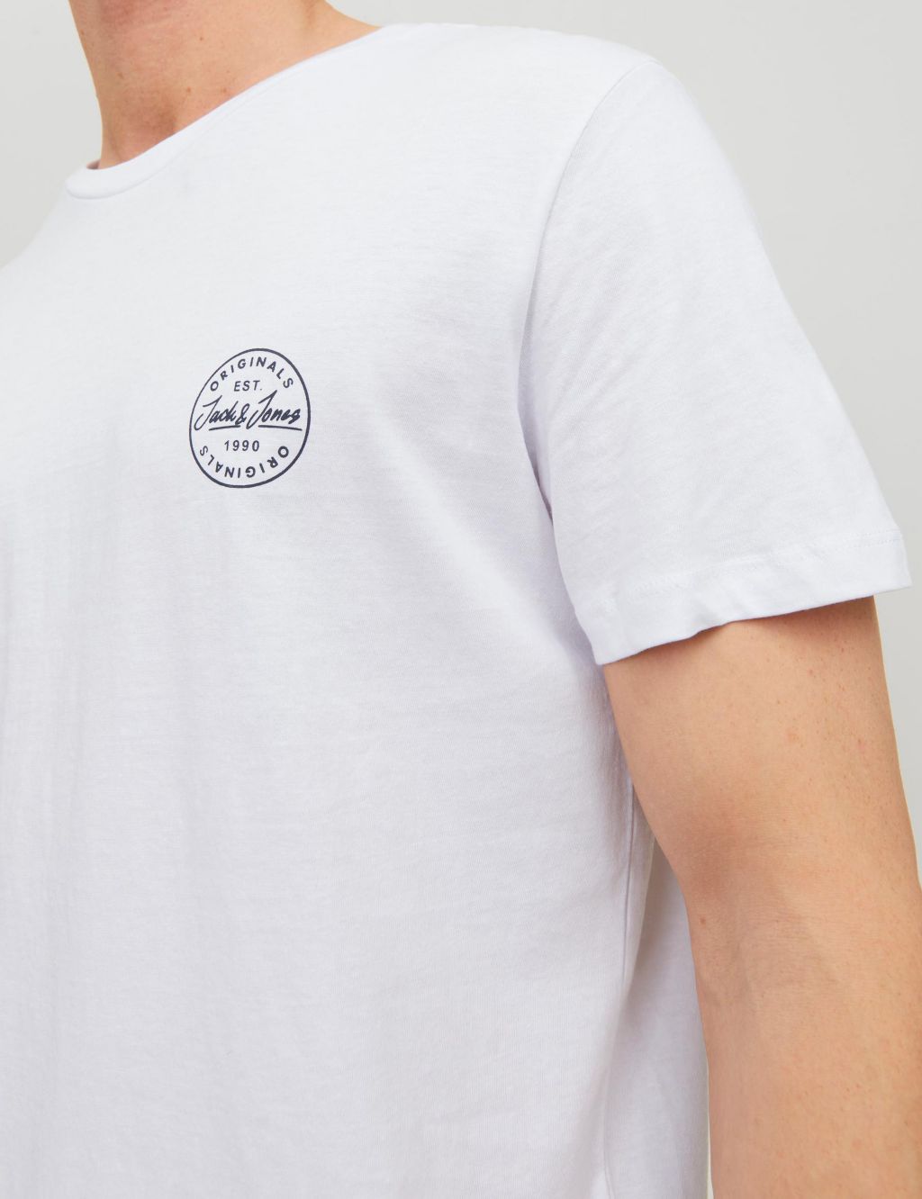 Pure Cotton Crew Neck T-Shirt image 4