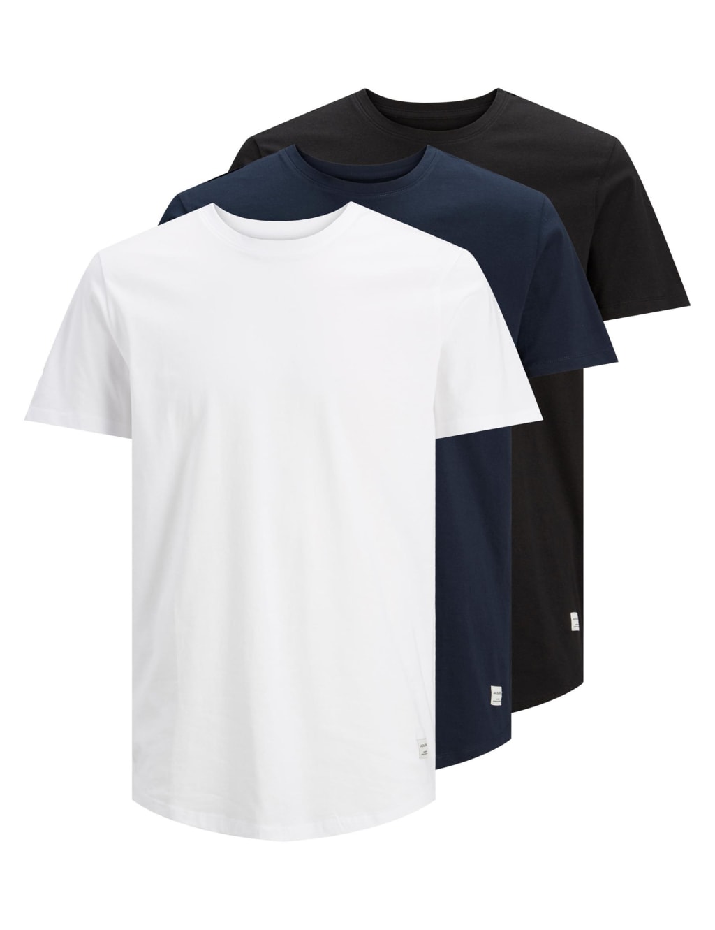 3pk Pure Cotton Crew Neck T-Shirts image 1