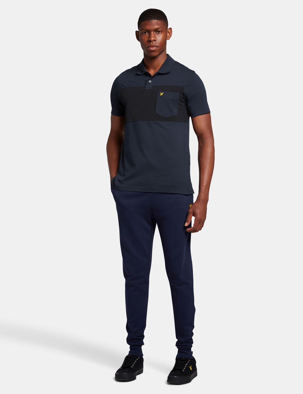 Regular Fit Pure Cotton Joggers image 1