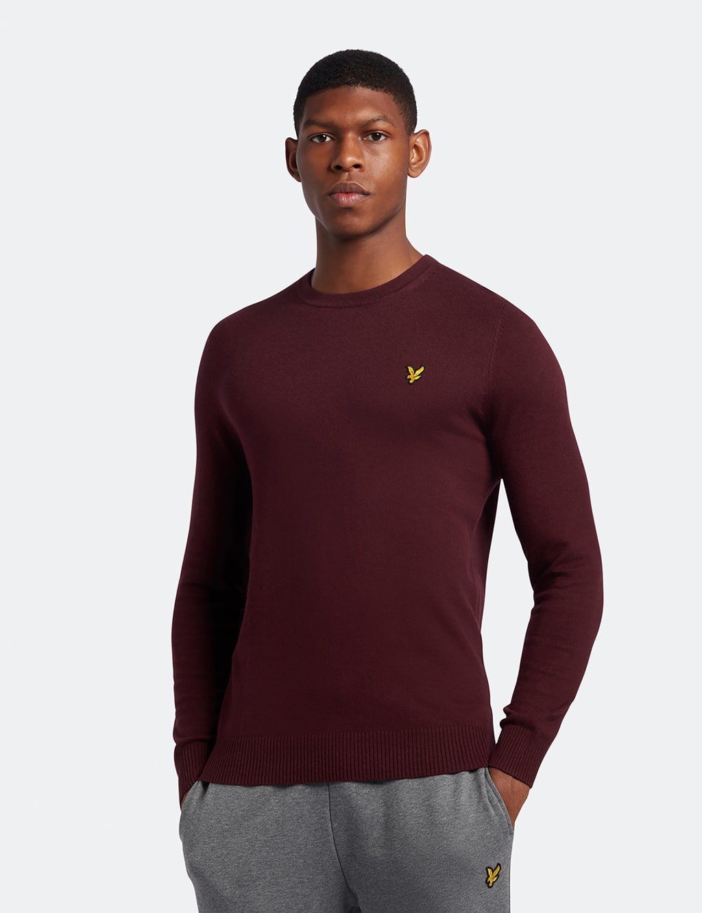 Grey and red jumper online