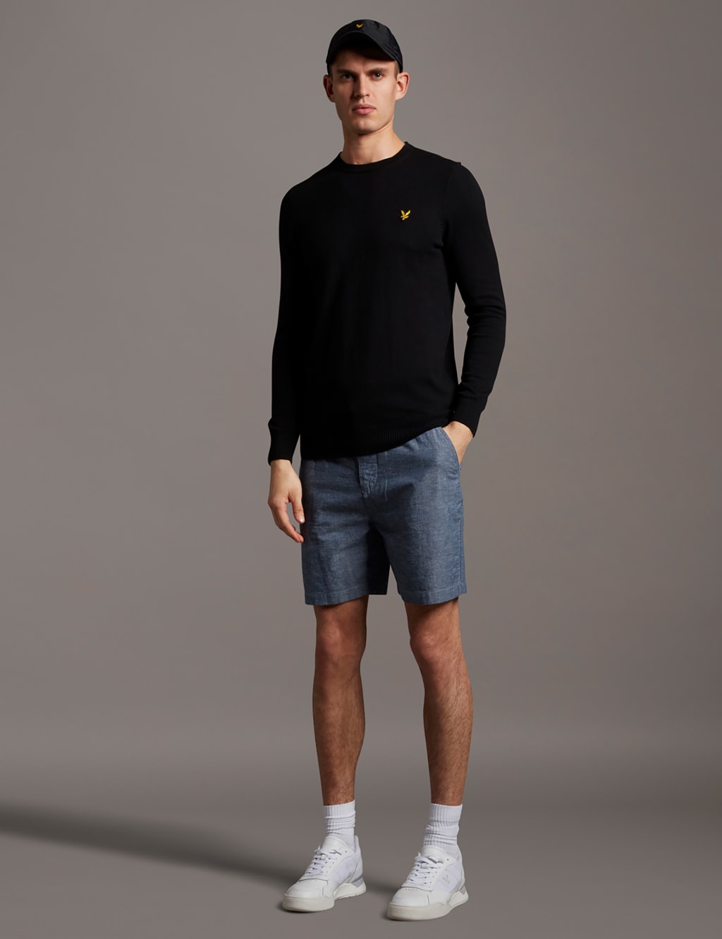 Cotton Rich Crew Neck Jumper image 3