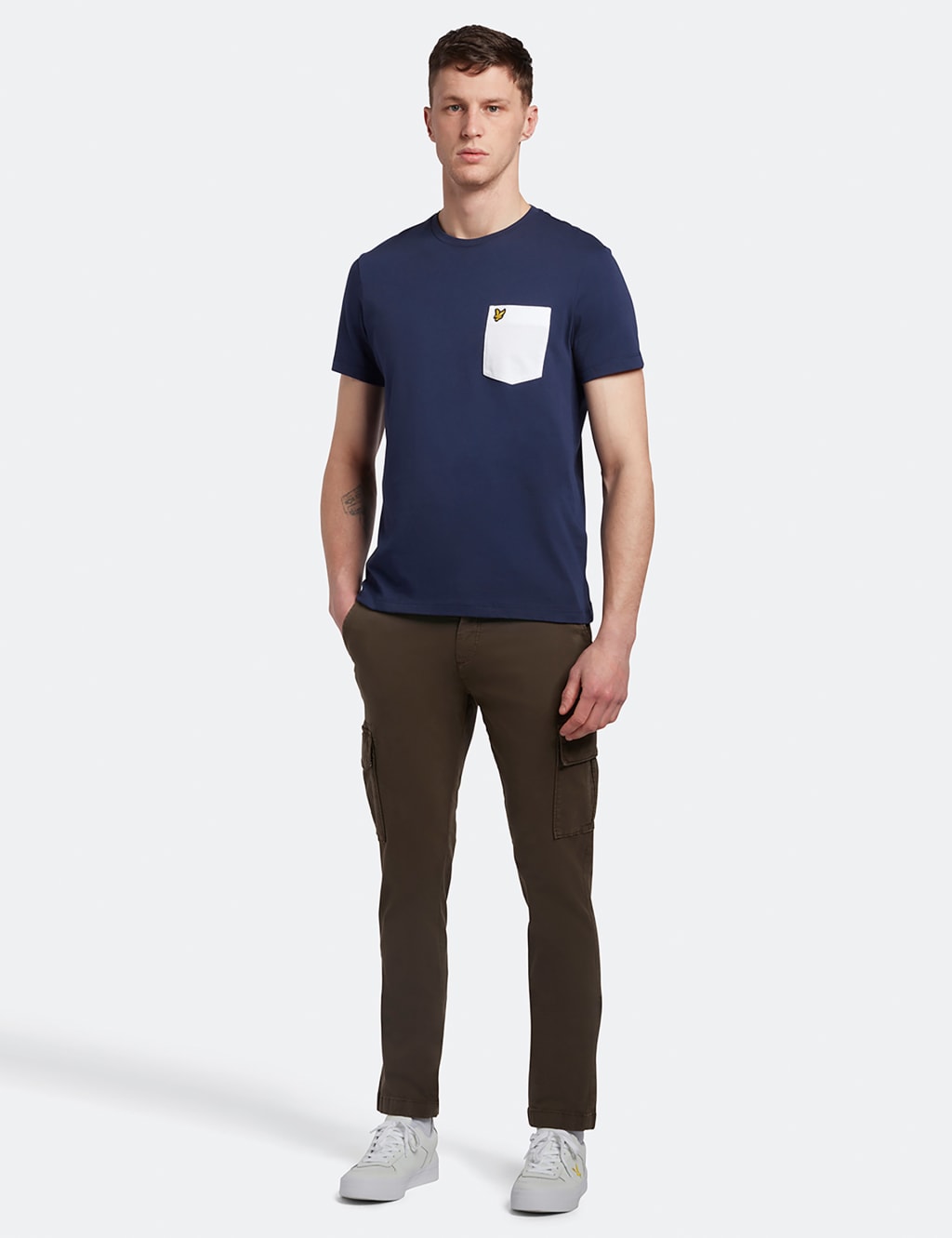 Regular Fit Cotton Rich Cargo Trousers image 2
