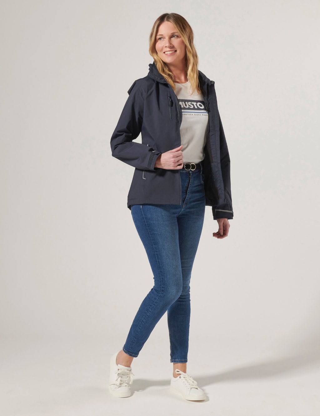 Sardinia Padded Hooded Funnel Neck Raincoat image 1