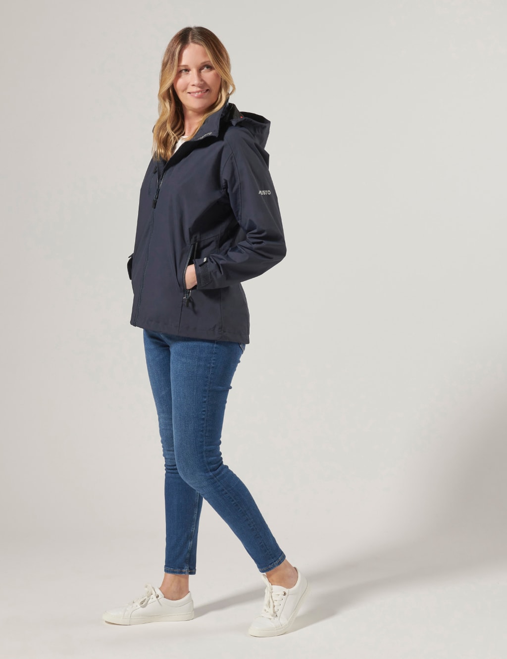 Sardinia Padded Hooded Funnel Neck Raincoat image 3