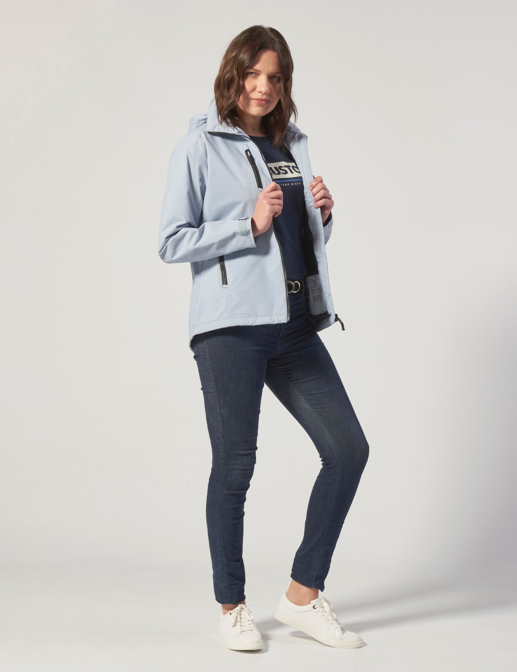 Sardinia Padded Hooded Funnel Neck Raincoat image 1