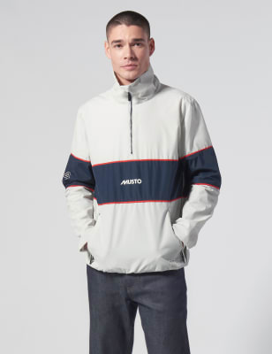 64 Cotton Rich Striped Anorak