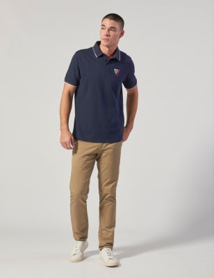 Sardinia Cotton Rich Tipped Polo Shirt
