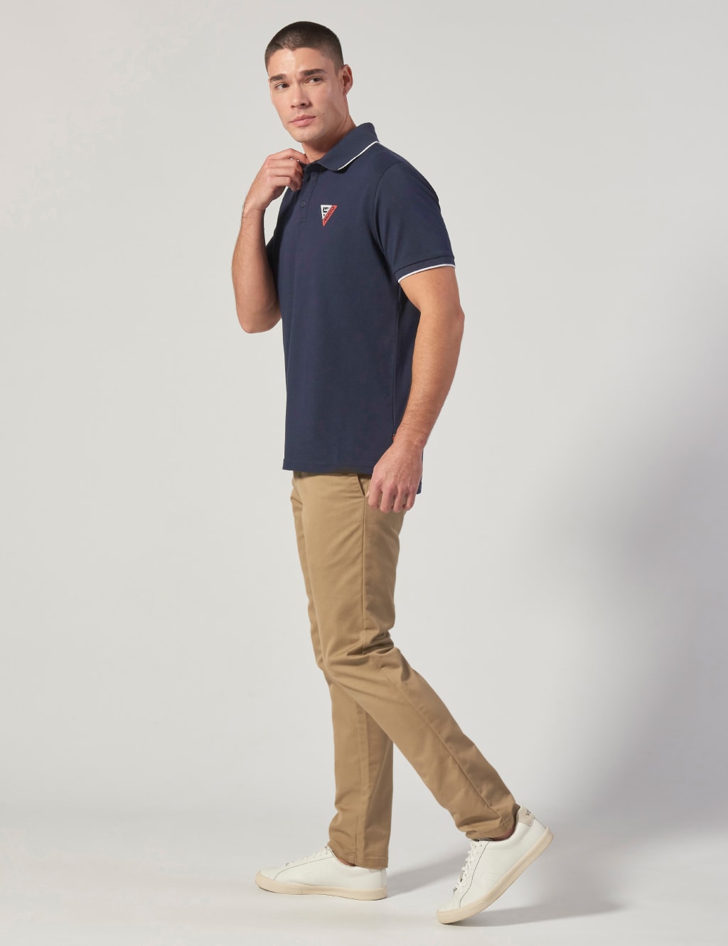 Sardinia Cotton Rich Tipped Polo Shirt image 4