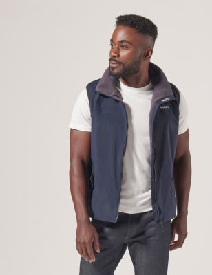 Snug Fleece Lined Zip Up Gilet