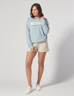 Pure Cotton Printed Hoodie