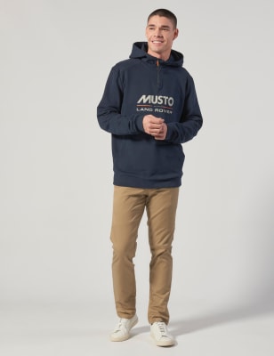 Organic Cotton Half Zip Hoodie