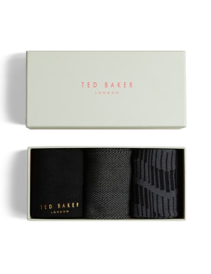 3pk Assorted Cotton Rich Socks