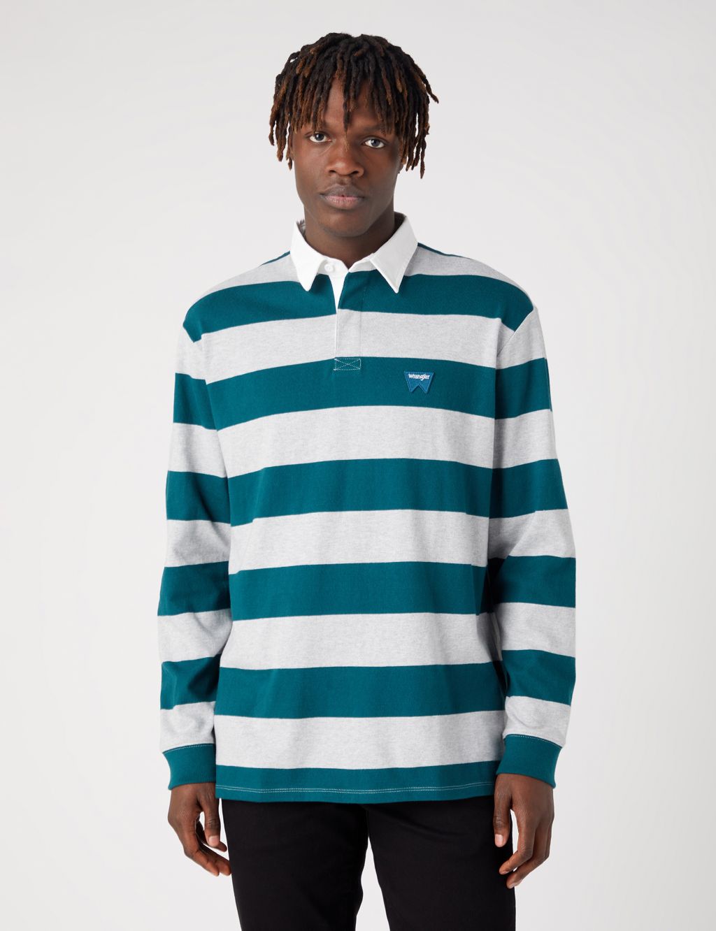 Pure Cotton Striped Long Sleeve Rugby Shirt image 1