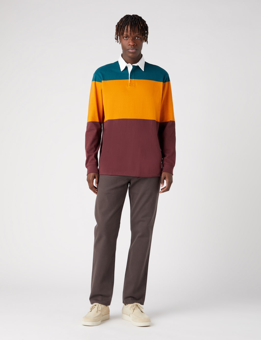 Pure Cotton Colour Block Rugby Shirt image 4
