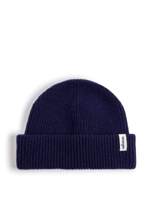 Wool Rich Knitted Beanie Hat