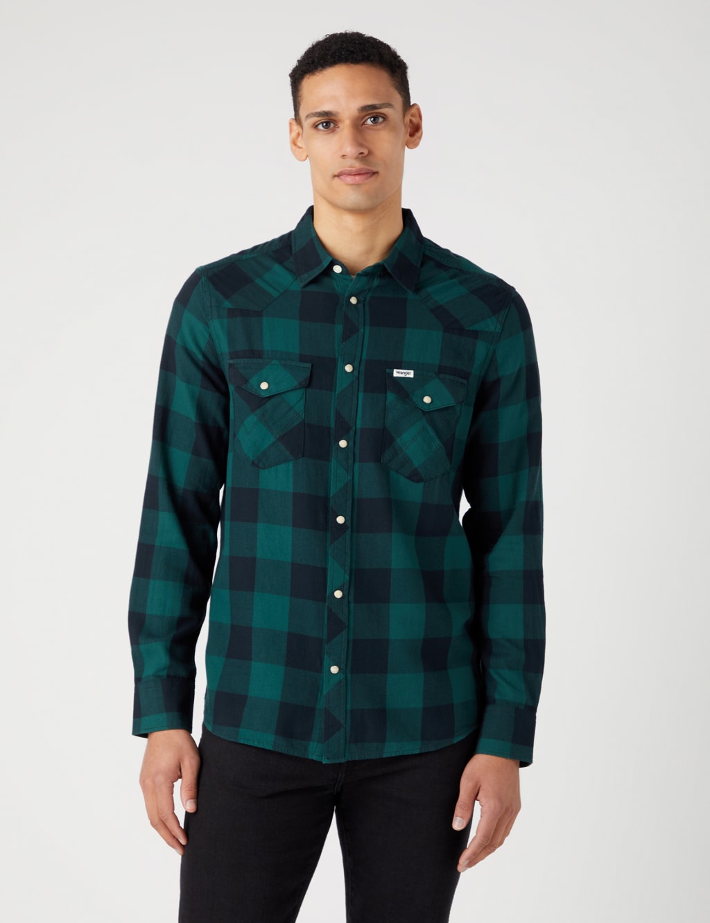 Wrangler Turquoise Flannel