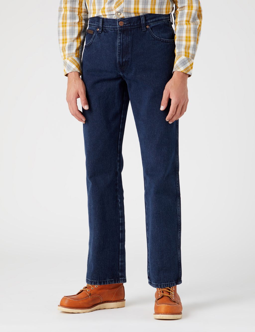 Straight Fit 5 Pocket Jeans