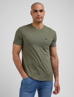 Slim Fit Pure Cotton T-Shirt | Lee | M&S