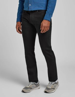 Lee Mens Slim Fit Jeans - 3032 - Black, Black