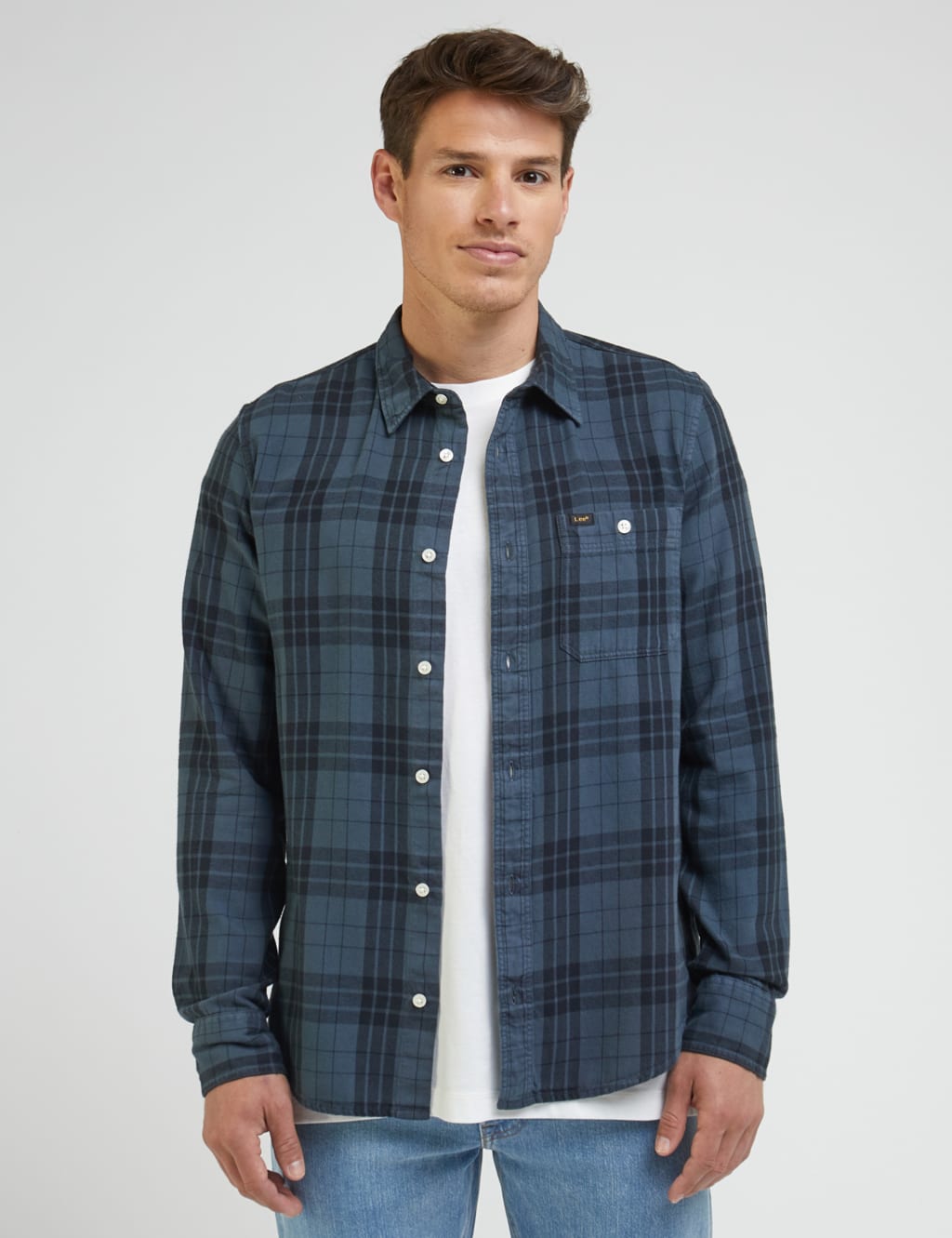 Pure Cotton Flannel Check Shirt image 1