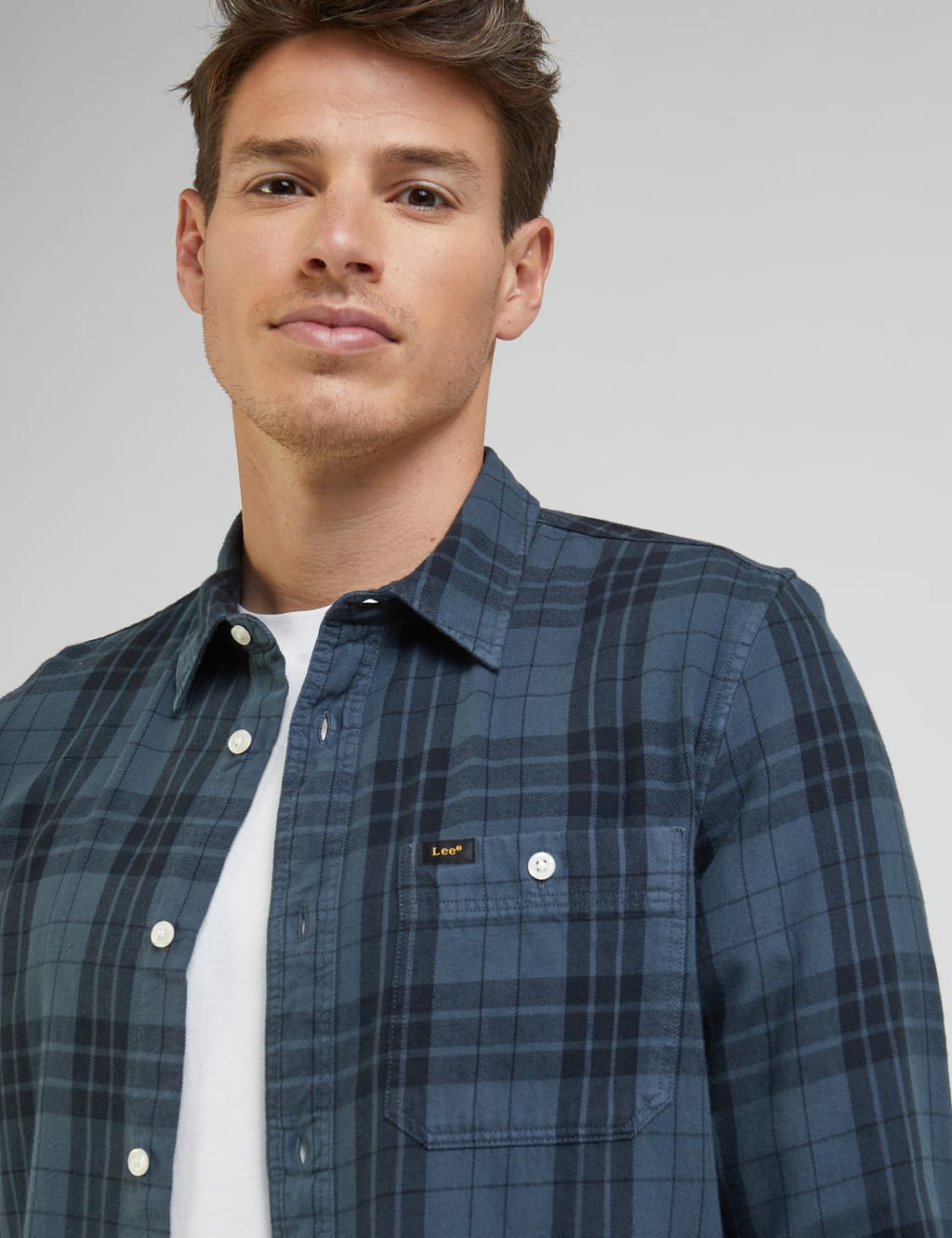 Pure Cotton Flannel Check Shirt image 5