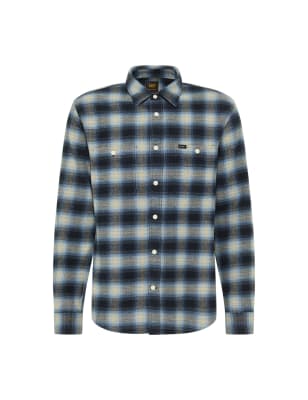 Pure Cotton Flannel Check Shirt