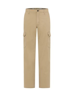 Lee Men's Regular Fit Cargo Trousers - 30/34 - Stone, Stone