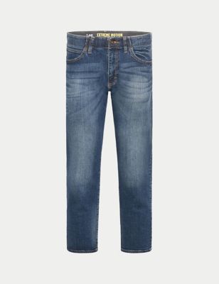 Straight Fit Denim 5 Pocket Jeans