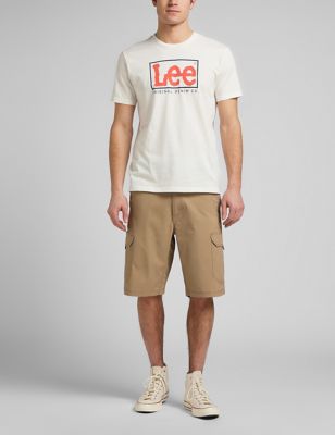 Lee Mens XM Crossroad Cargo Shorts - 30 - Khaki, Khaki